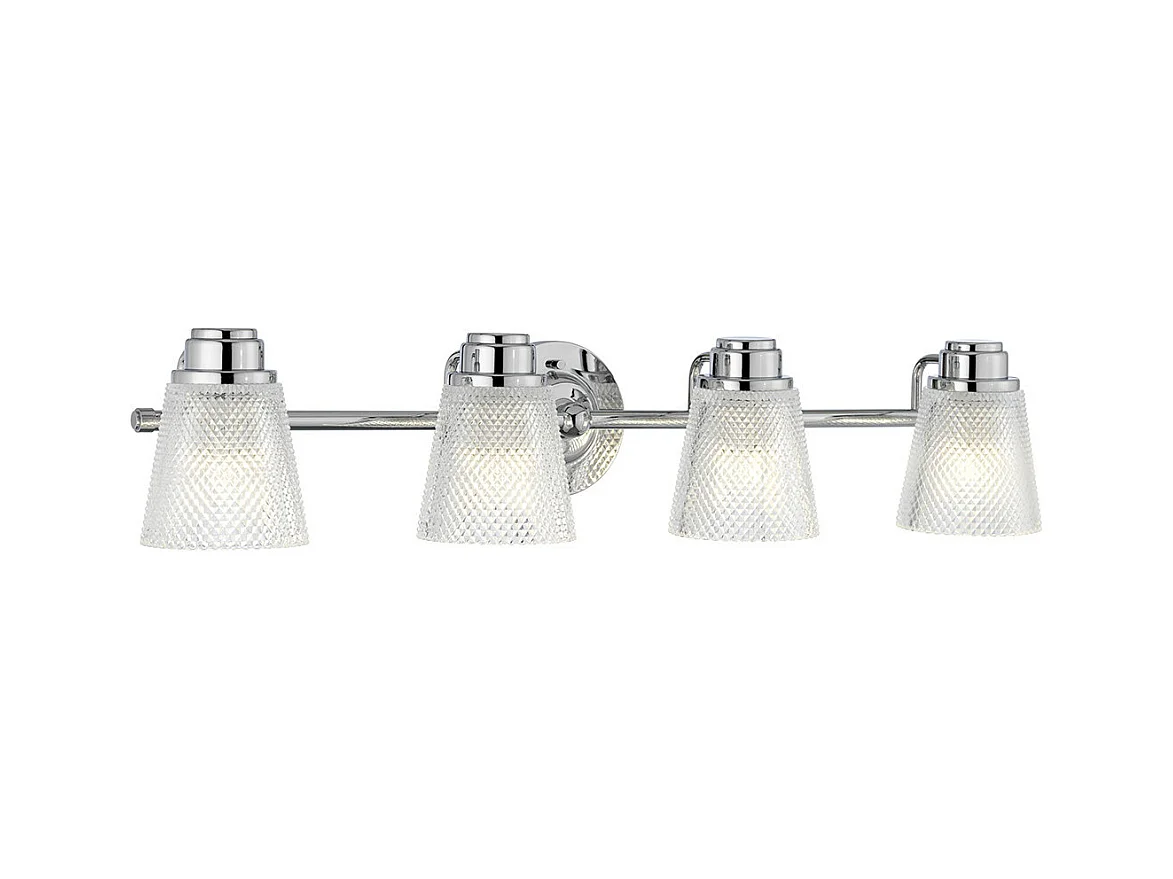Hudson Applique 4 Luci Cromo Lucido IP44