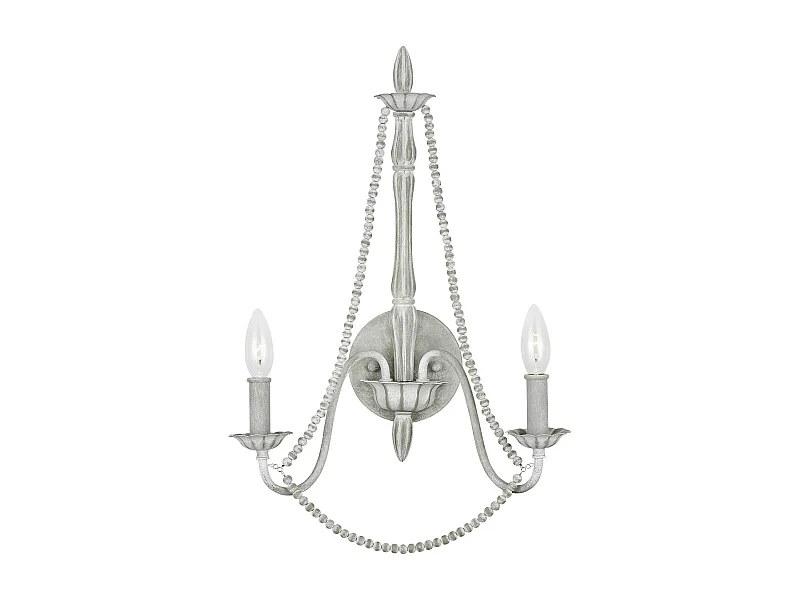Maryville Feiss 2 licht Wandleuchte Grey Washed