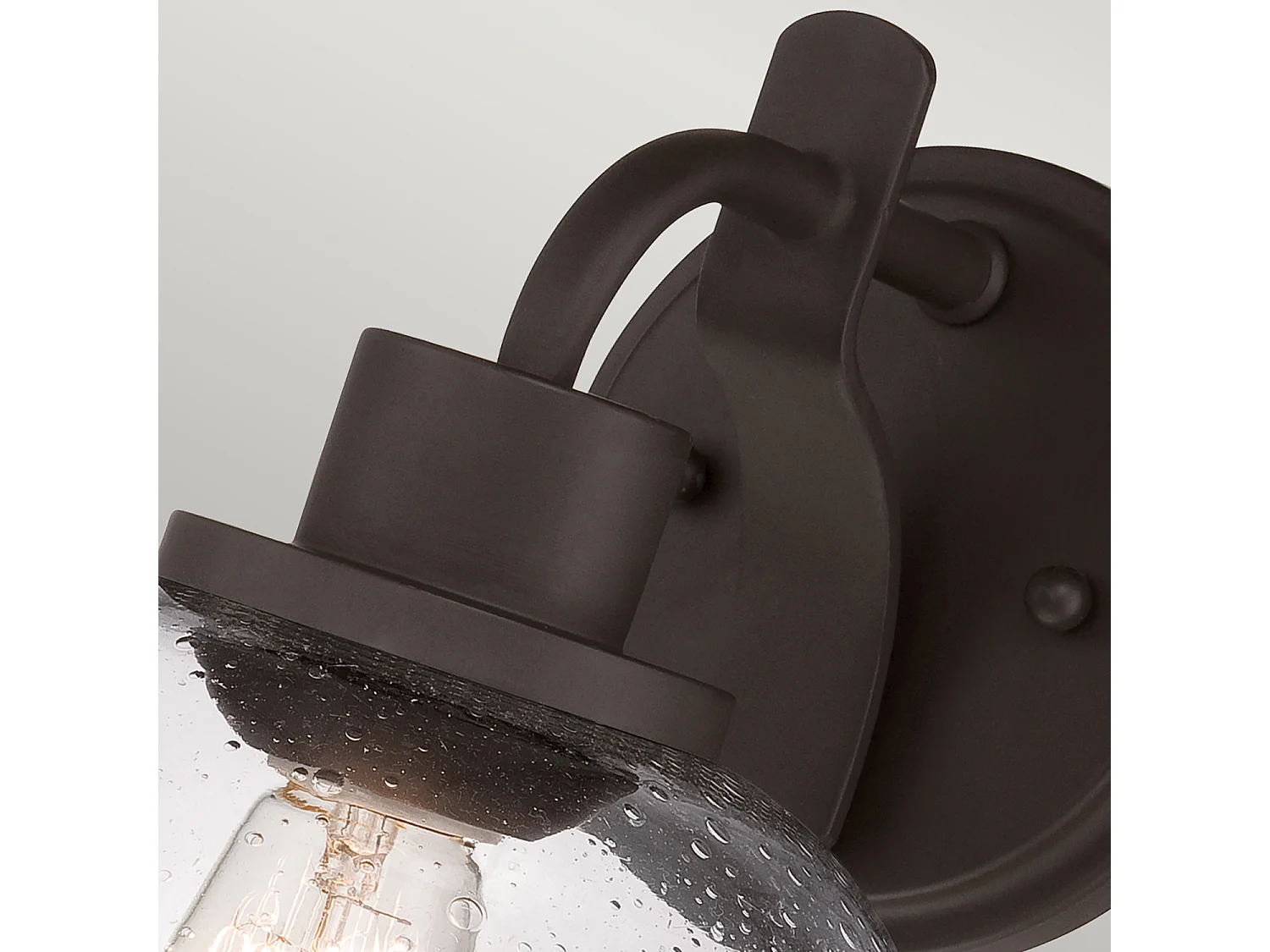 Elstead Trilogy 1 Ljus Vägglampa Gammal Brons, E27