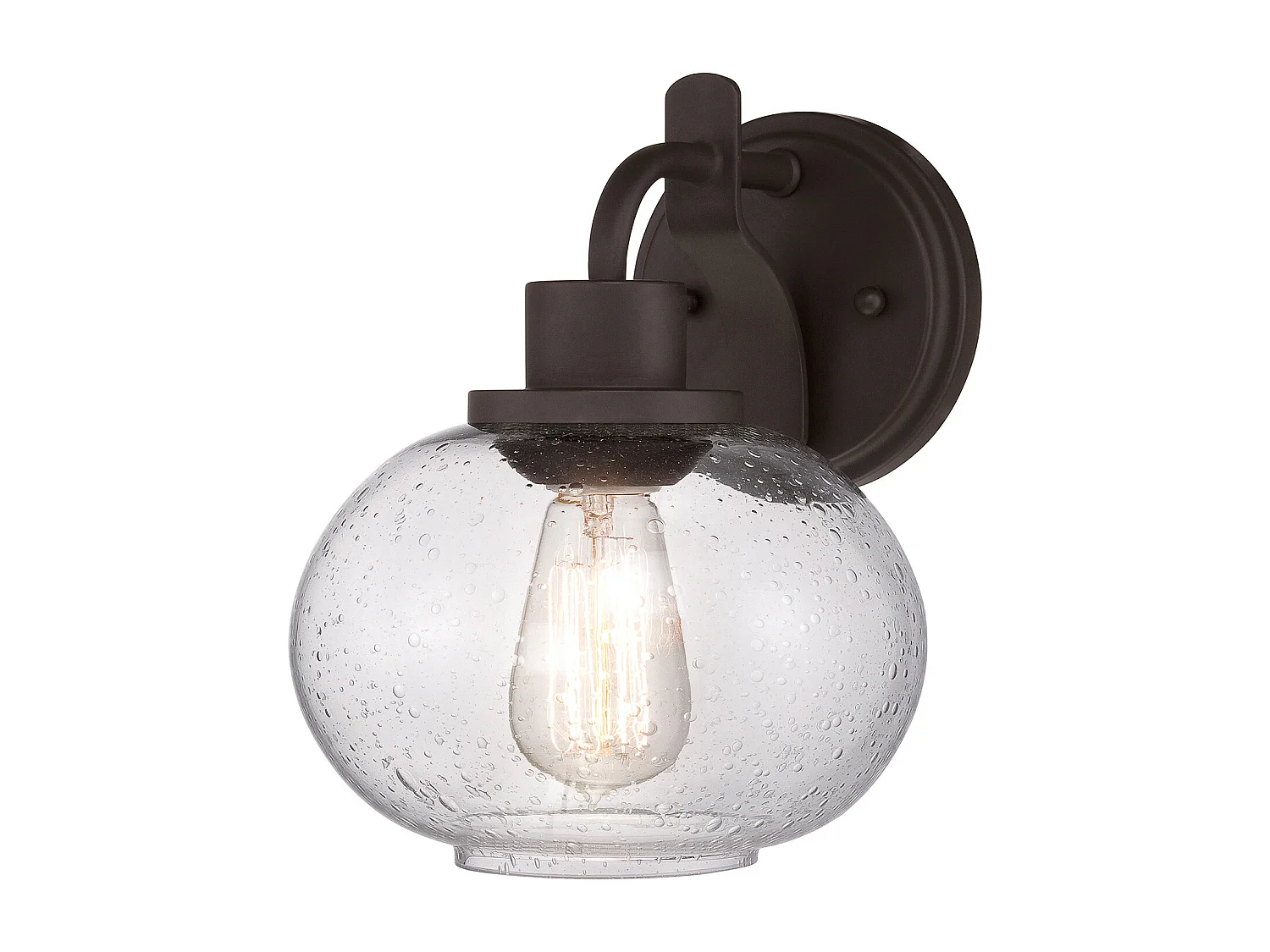 Elstead Trilogy 1 Ljus Vägglampa Gammal Brons, E27