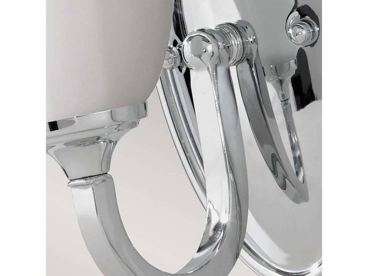 Elstead Perry 1 ljus inomhusljus vägglampa polerad krom IP44, G9