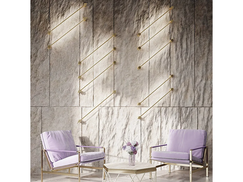 Maytoni Rotta Moderne integrierte LED-Wandleuchte Schwarz, 400lm, 3000K