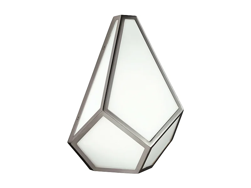 Elstead Diamond - 1 Licht Innenwandleuchte aus poliertem Nickel, E27