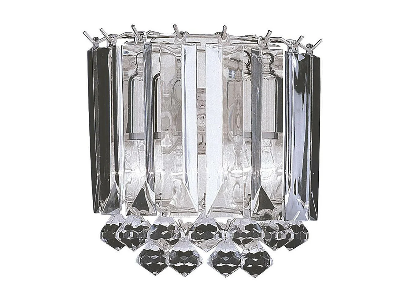 Searchlight Sigma Indoor Wall 2 Light Chrome, E14