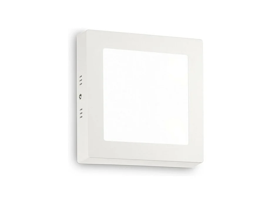 Ideal Lux Universal - LED 1 licht Indoor Square Small Flush licht Weiß