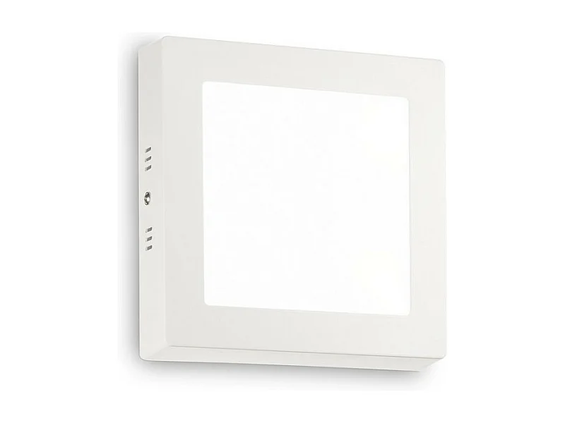 Ideal Lux Universal - Luce a LED quadrata da interno a 1 luce bianca