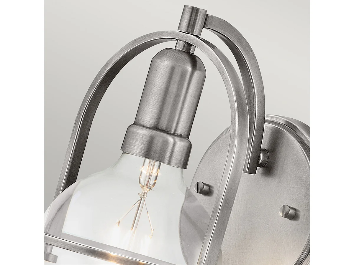 Elstead Hinkley Somerset Vägglampa Borstad Nickel