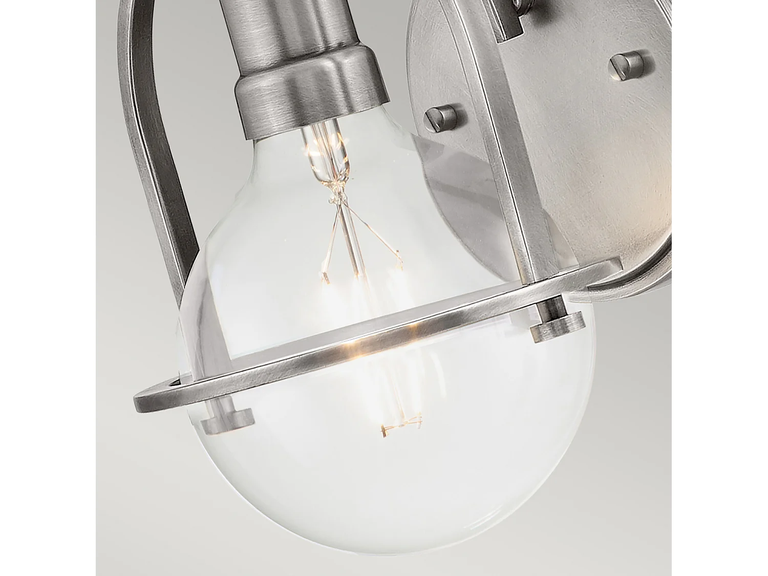 Elstead Hinkley Somerset Vägglampa Borstad Nickel