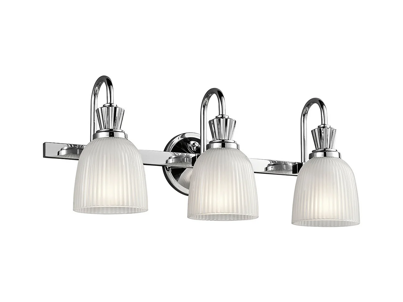 Elstead Cora - Applique per bagno a 3 luci Cromo lucido IP44, G9