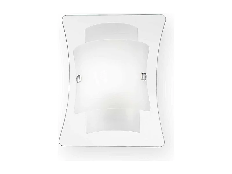 Ideal Lux Triplo - 1 luz de pared pequeña para interior de vidrio, E27