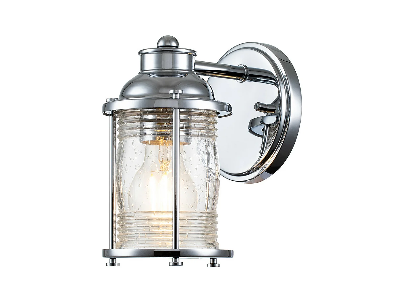 Elstead Kichler Ashland Lampada da parete Cromo Lucido, IP44