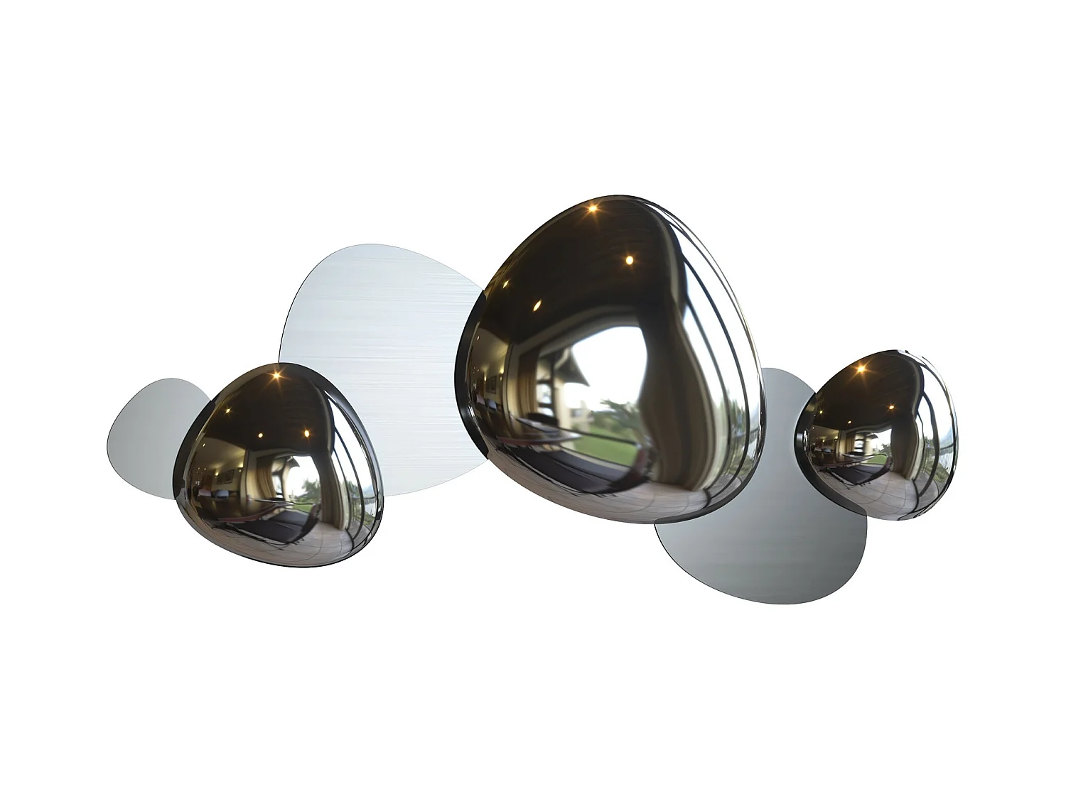 Maytoni Jack-stone Applique murale LED intégrée moderne nickel, 3000K