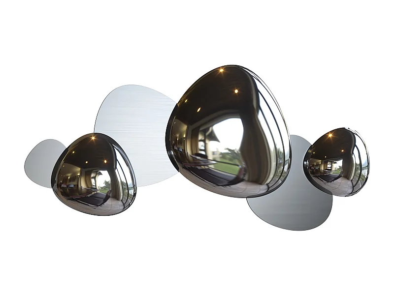 Maytoni Jack-stone Lampada da parete moderna a LED integrata Nichel, 3000K