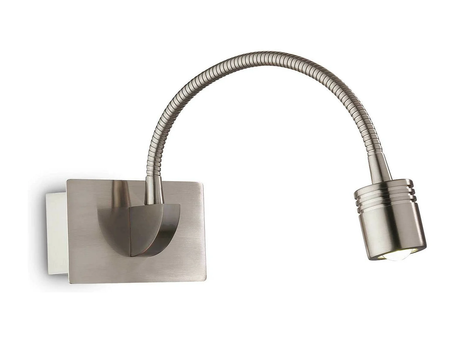 Ideal Lux Dynamo Lampe de lecture murale réglable à 1 lumière LED Nickel