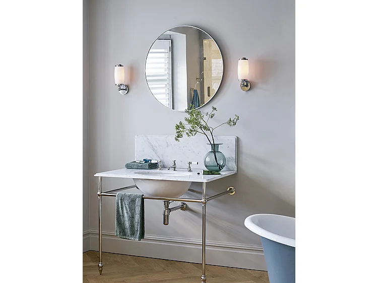 Elstead Eliot - Applique da parete per bagno 1 luce Cromo lucido IP44, G9