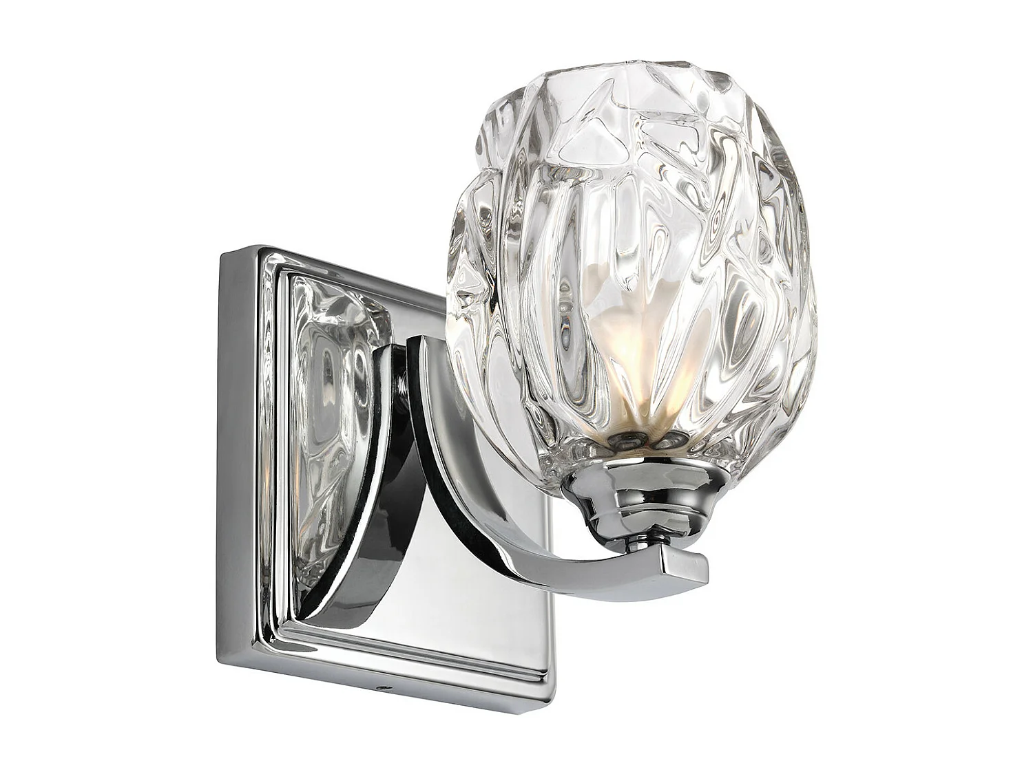 Elstead Kalli 1 ljus inomhusvägglampa polerad krom IP44, G9