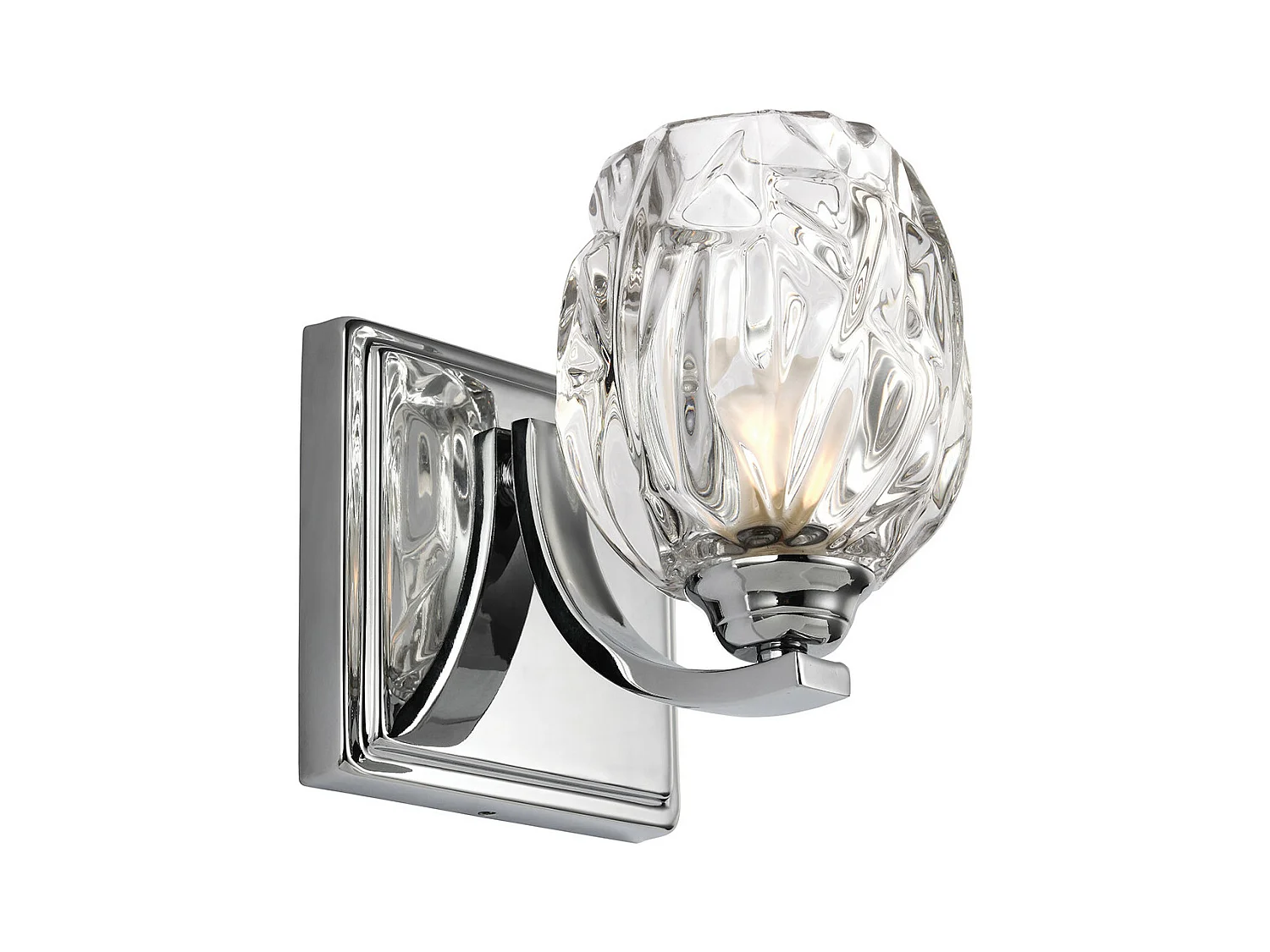 Elstead Kalli - Applique da interno a 1 luce Cromo lucido IP44, G9