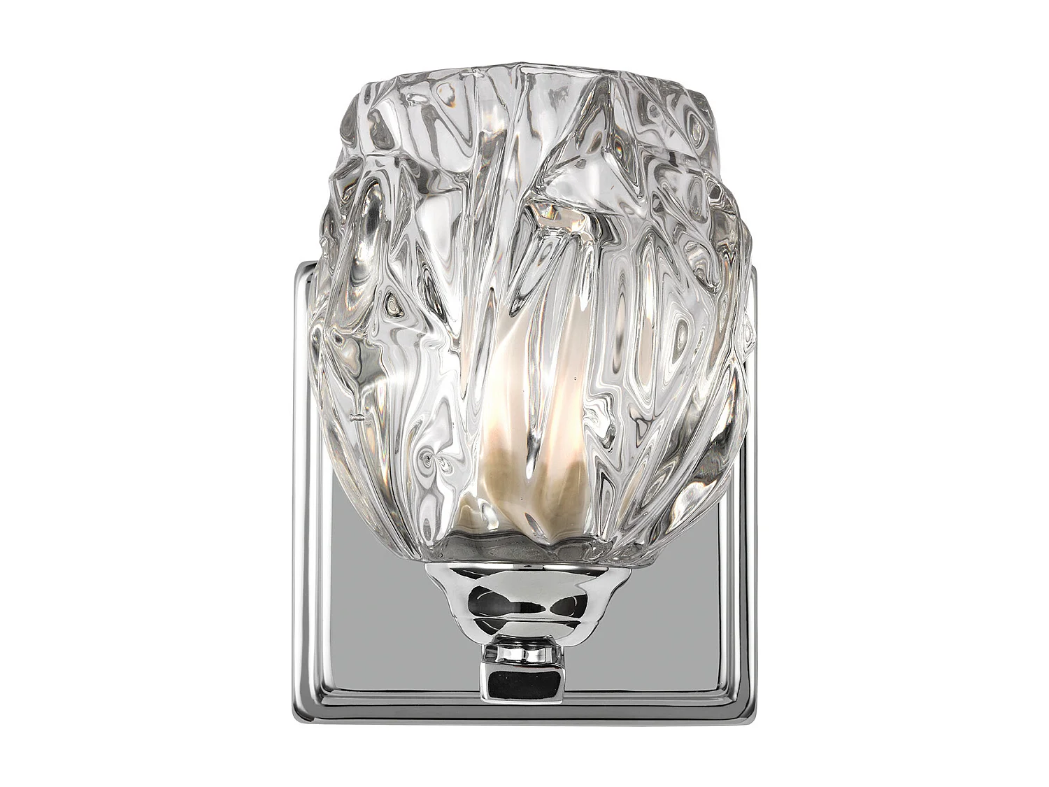 Elstead Kalli - 1 Licht Innenwandleuchte Chrom poliert IP44, G9