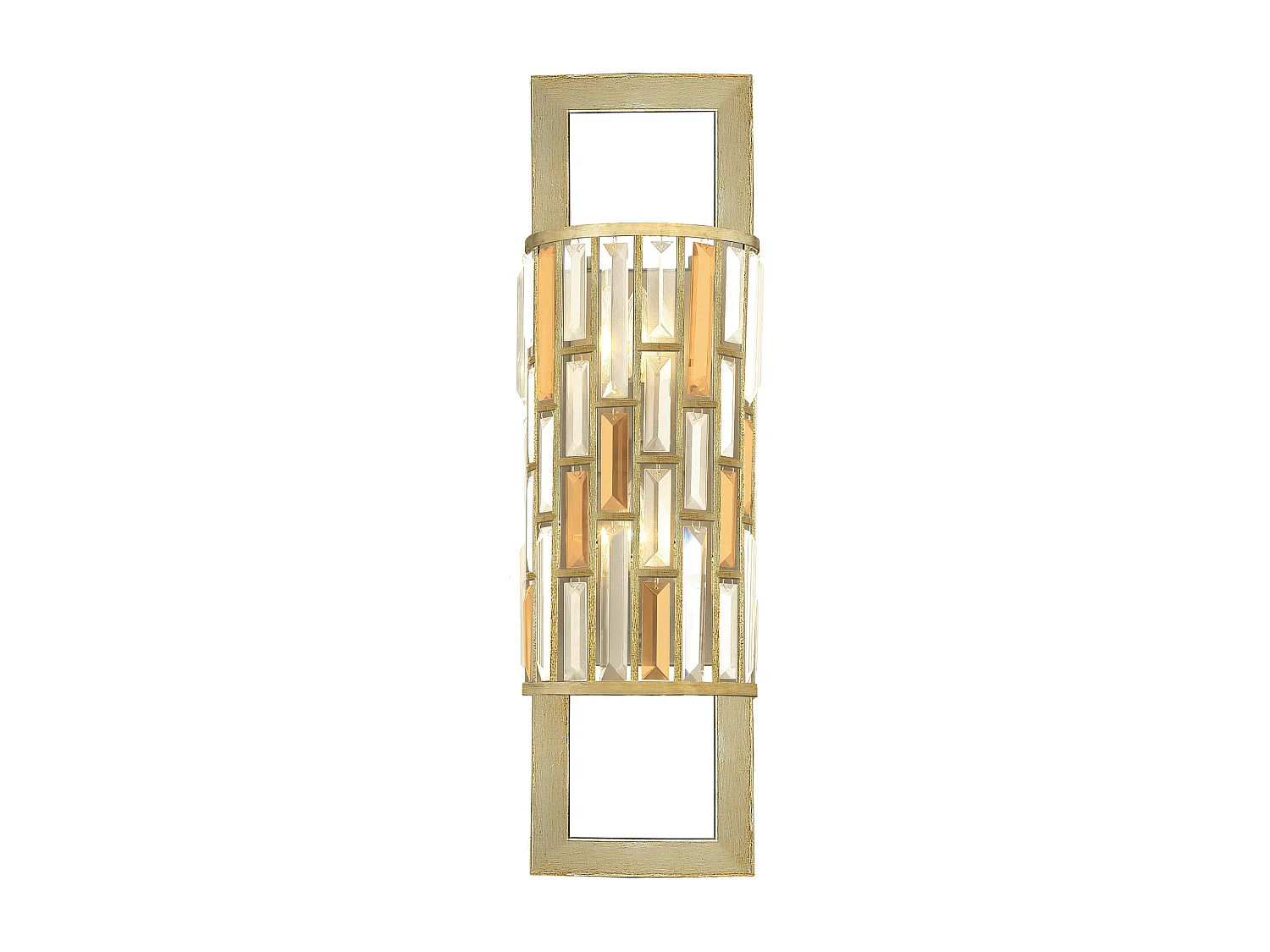 Elstead Gemma - Applique da Interno 2 Luci Foglia Argento, E14