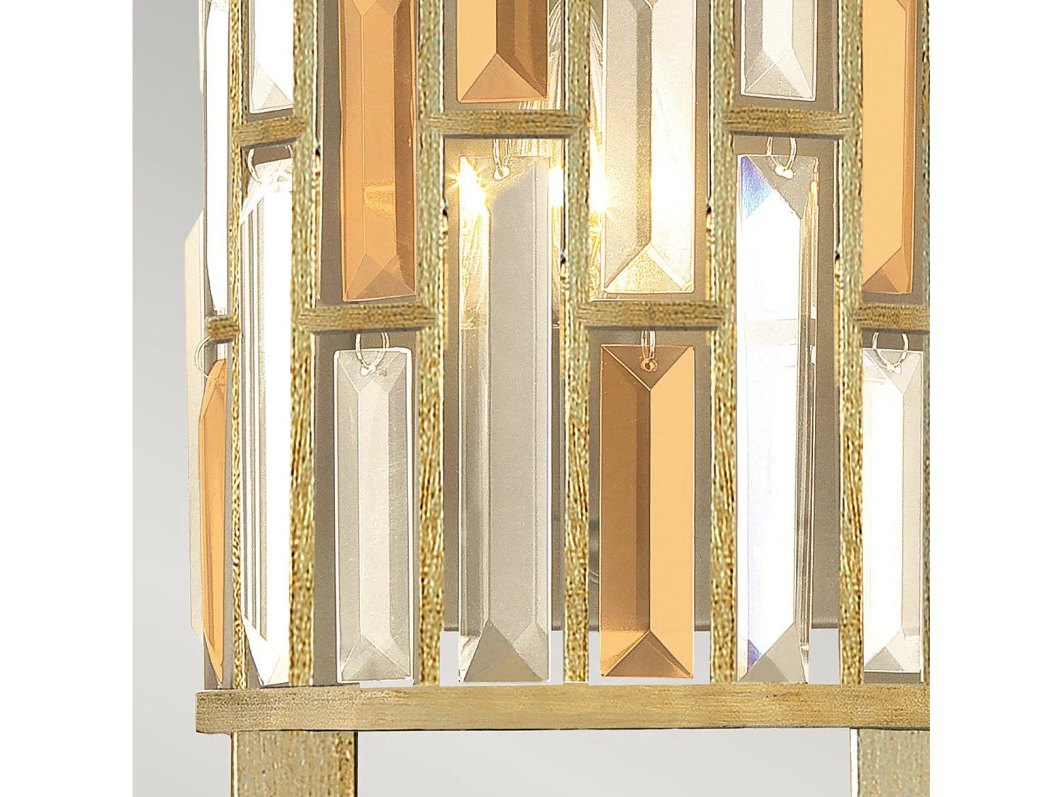 Elstead Gemma - Applique da Interno 2 Luci Foglia Argento, E14