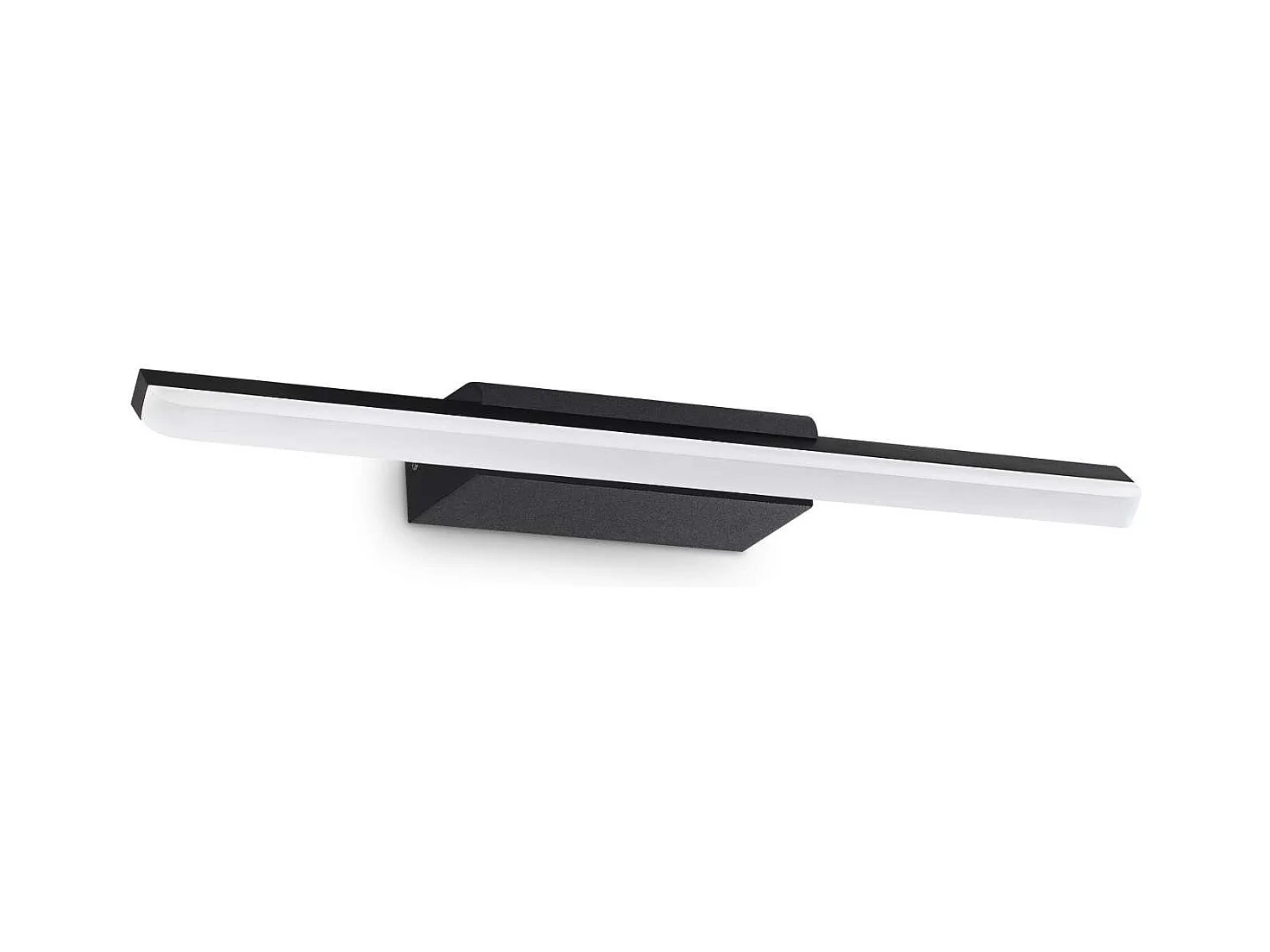 Ideal Lux RIFLESSO Integrierte LED-Badezimmer-Überspiegelleuchte, Schwarz, 1100 lm, 3000 K, IP44