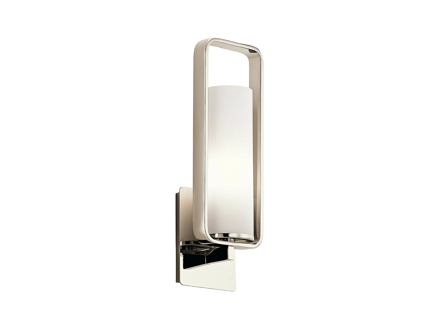 Elstead City Loft 1 ljus inomhusvägglampa polerad nickel, E27