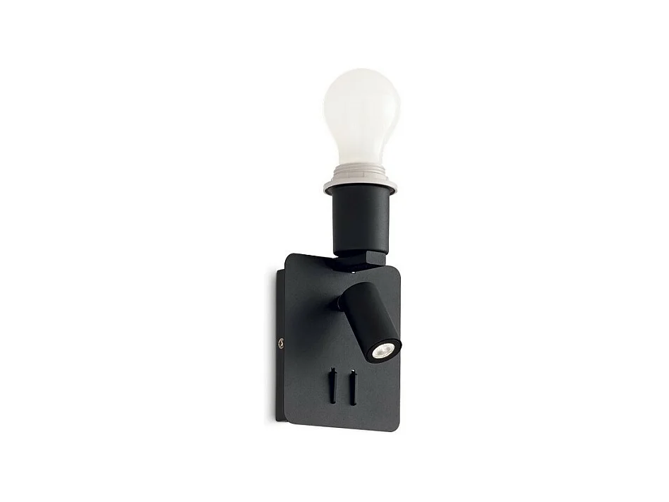 Ideal Lux GEA - Cornice per interni nera (paralume venduto separatamente), attacco E27