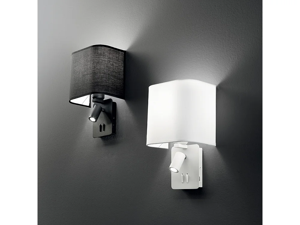 Ideal Lux GEA - Marco interior negro (la pantalla se vende por separado), E27