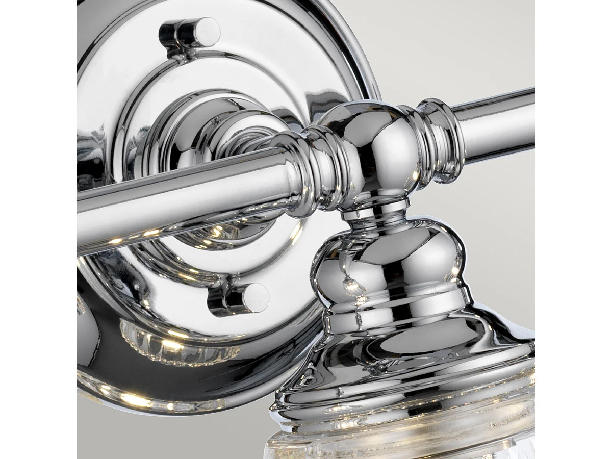 Keynes 3-flammige Wandleuchte Chrom poliert IP44