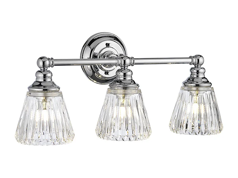 Keynes Applique 3 Luci Cromo Lucido IP44