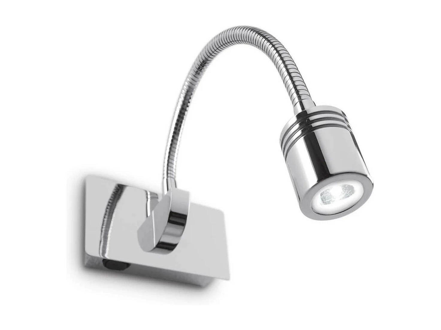 Ideal Lux Dynamo - LED 1 licht Indoor Einstellbare Wandleuchte Leselampe Chrom