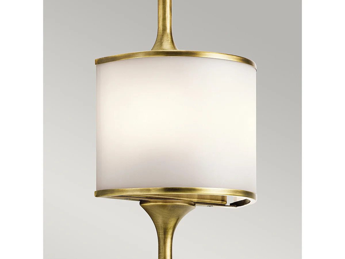 Elstead Mona - 2 Licht Badezimmer Wandleuchte Messing IP44, G9