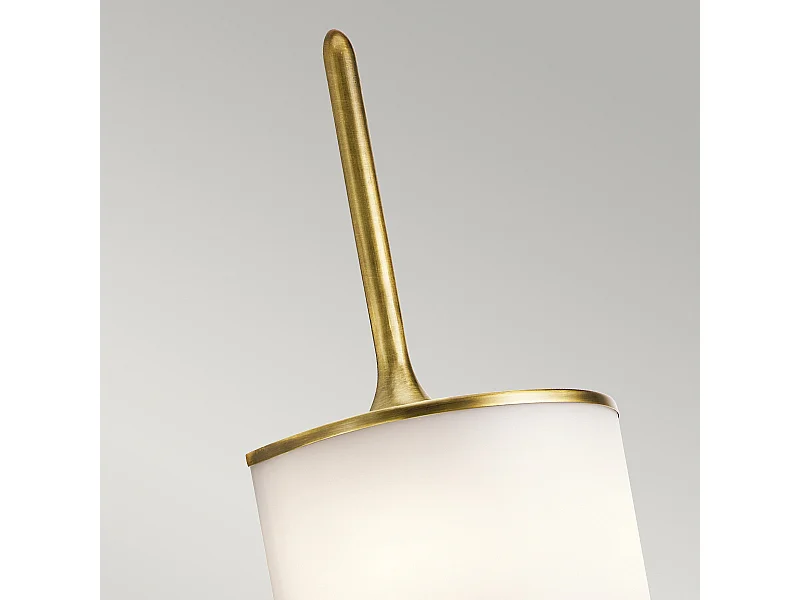 Elstead Mona - Applique per bagno a 2 luci in ottone IP44, G9