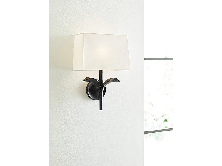 Elstead Georgia 1 Licht Wandleuchte, gealtertes Eisen, E27