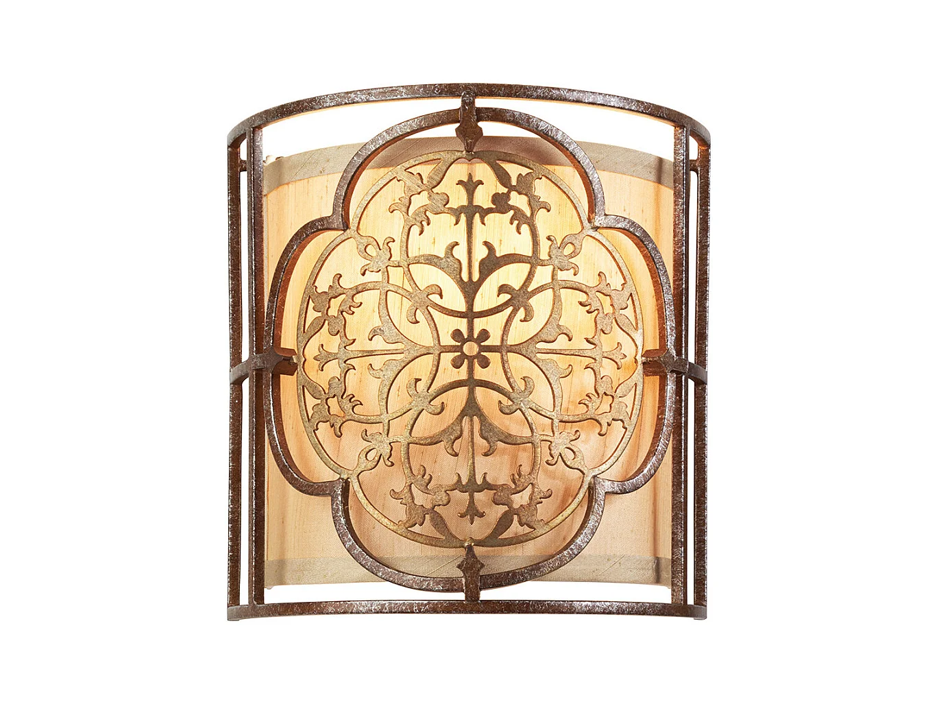 Elstead Marcella - 1 Licht Innenwandleuchte Britische Bronze, E27