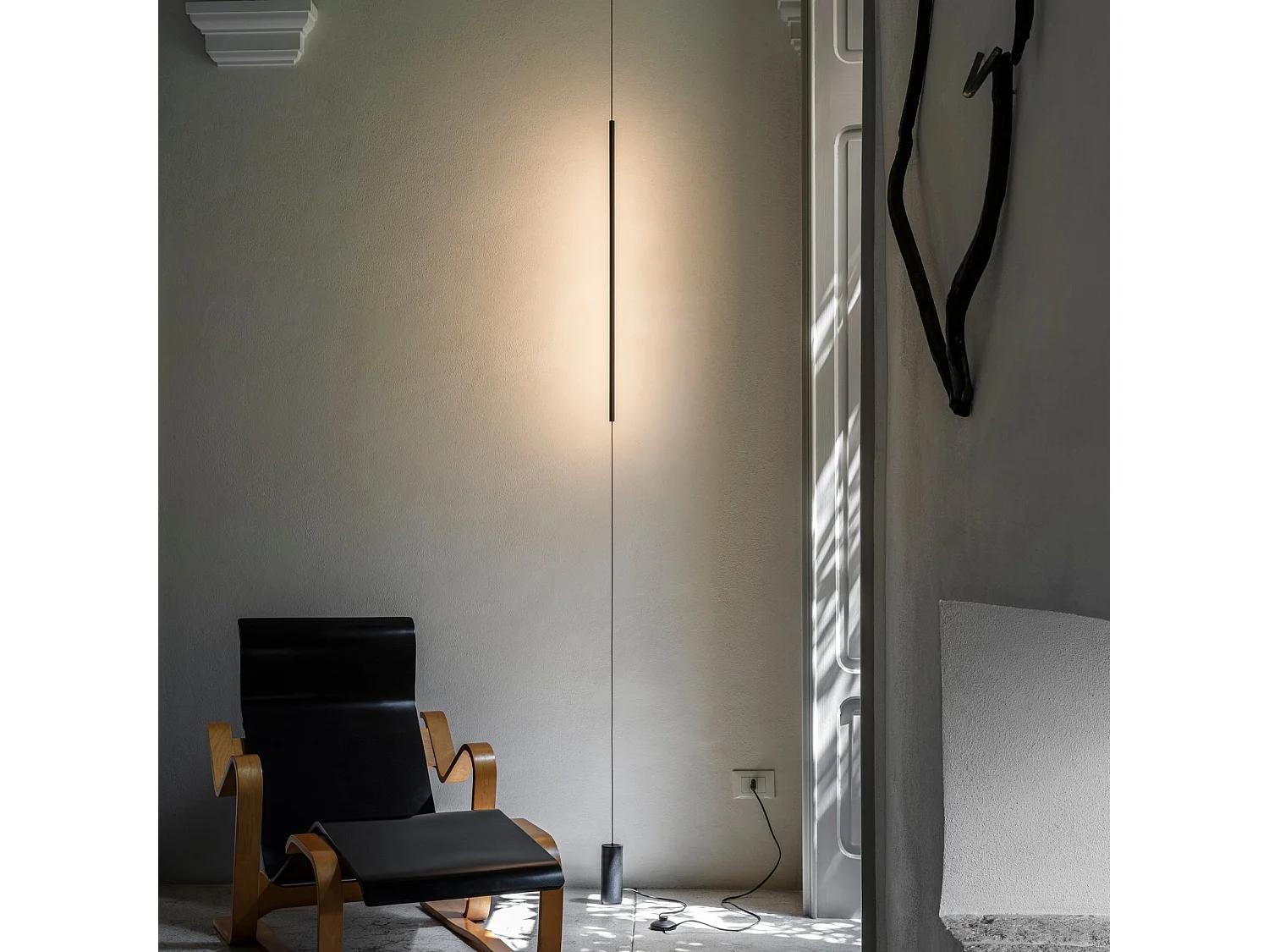 Ideal Lux FILO Integrierte LED-Wandleuchte Schwarz 2700K