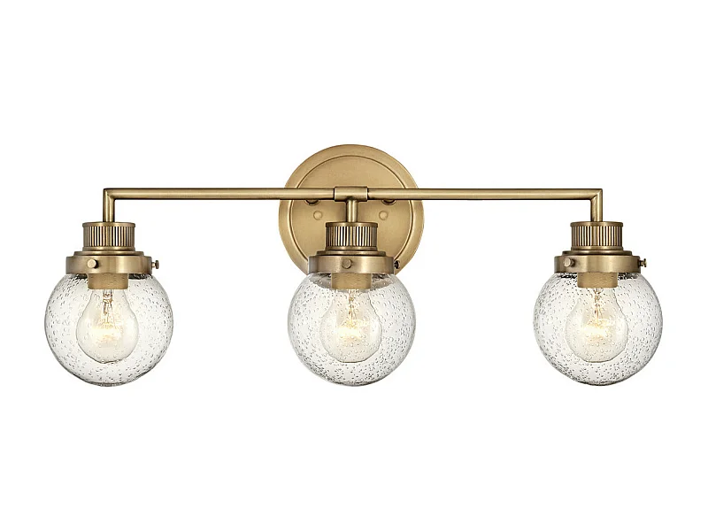 Elstead Hinkley Poppy Applique de salle de bain Heritage Laiton, IP44