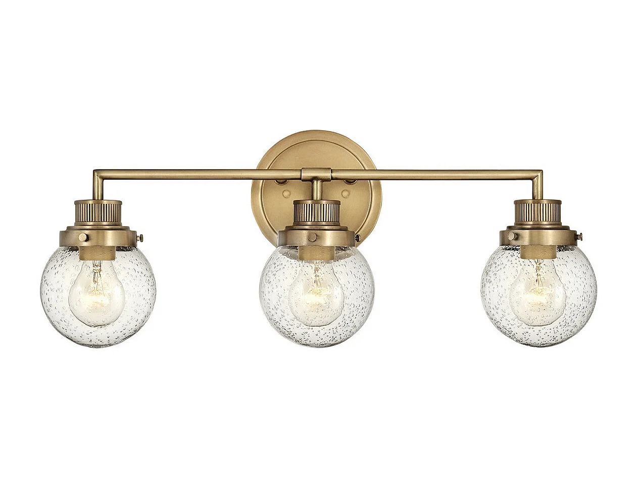 Elstead Hinkley Poppy Lampada da parete per bagno Heritage Ottone, IP44