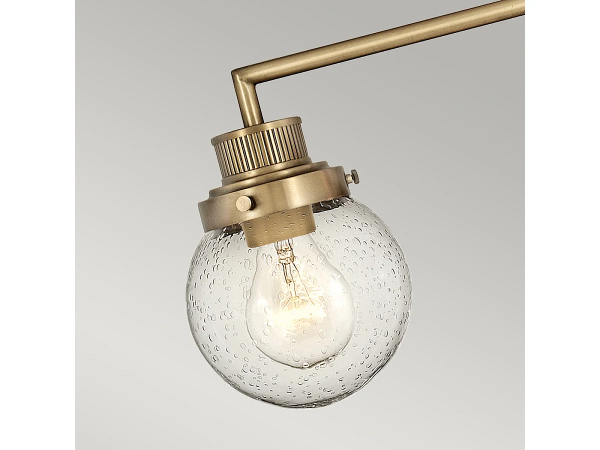 Elstead Hinkley Poppy Lampada da parete per bagno Heritage Ottone, IP44