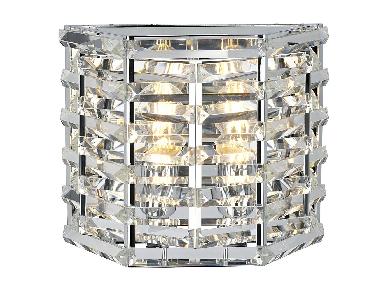 Elstead Shoal 2 licht Wandleuchte, Nickel poliert, E27