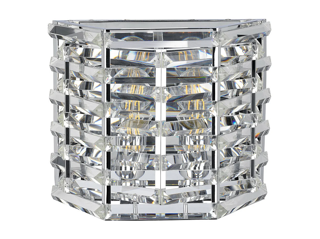 Elstead Shoal 2 licht Wandleuchte, Nickel poliert, E27