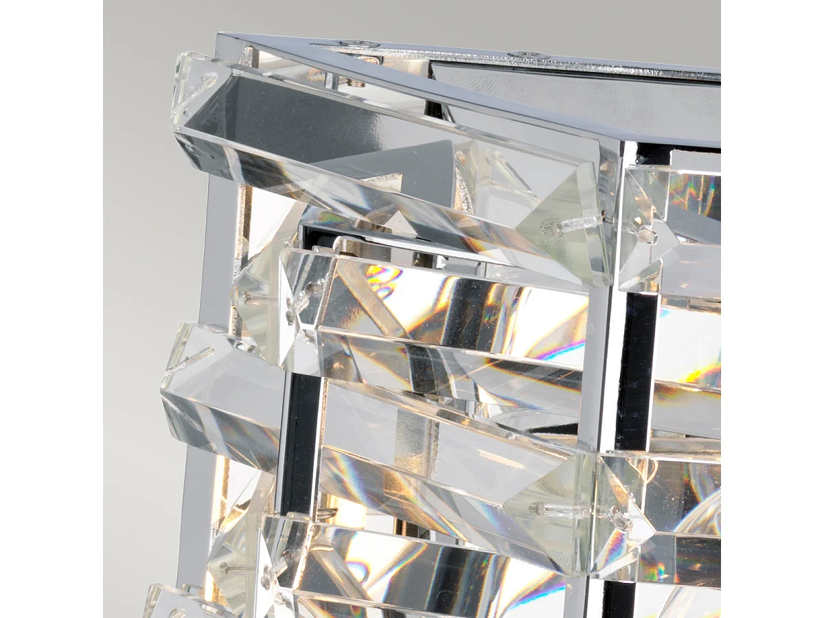 Elstead Shoal 2 licht Wandleuchte, Nickel poliert, E27