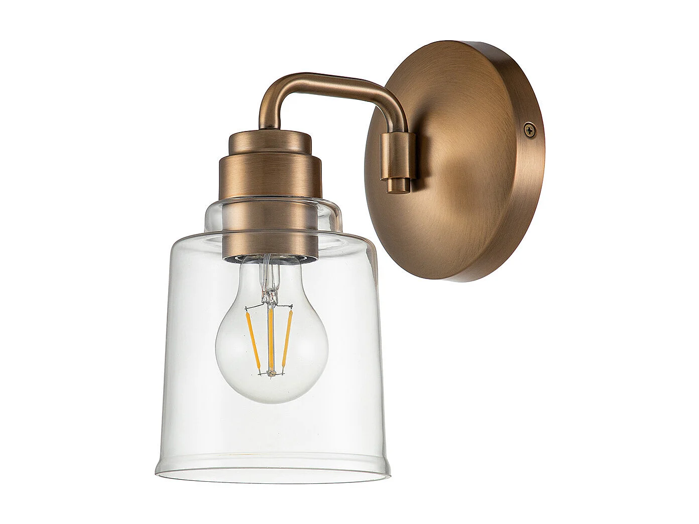 Elstead Kichler Aivian Kupol vägglampa vittrat mässing