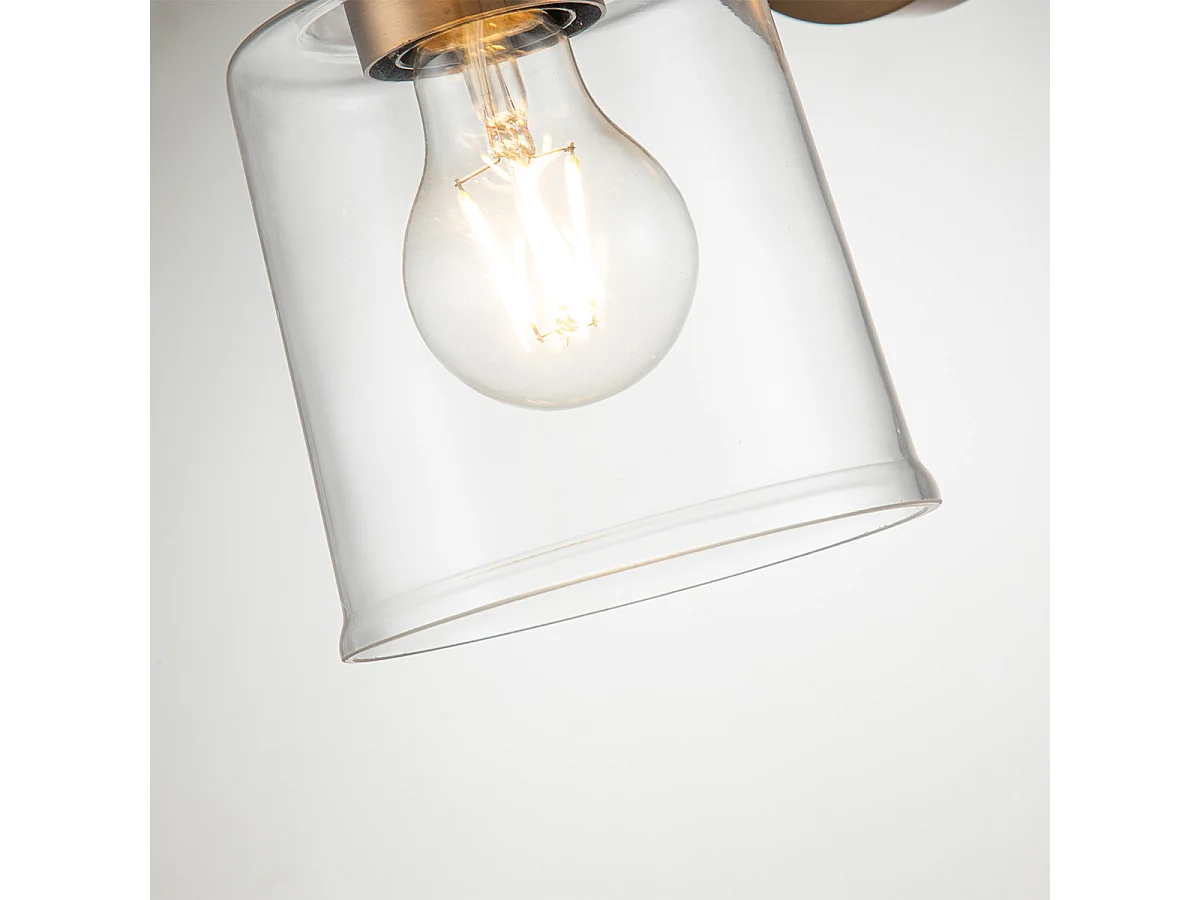 Elstead Kichler Aivian Kupol vägglampa vittrat mässing