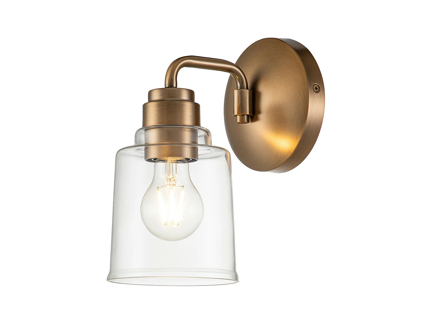 Elstead Kichler Aivian Lampada da parete a cupola in ottone anticato
