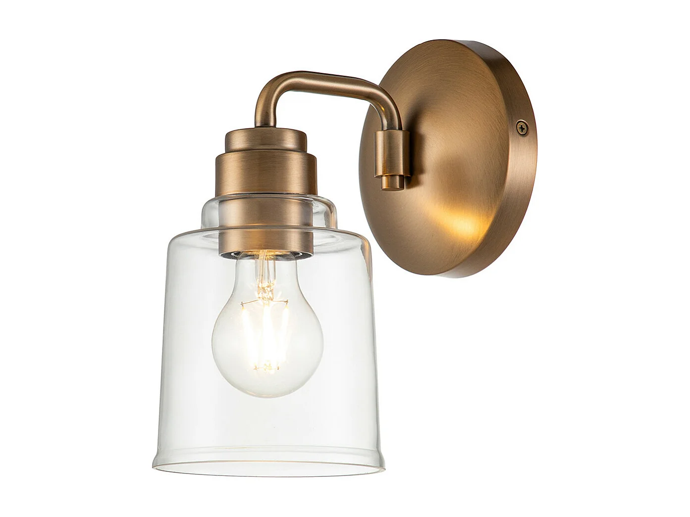 Elstead Kichler Aivian Lampada da parete a cupola in ottone anticato