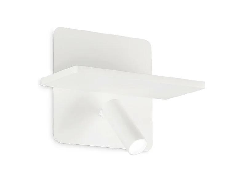 Ideal Lux PIANO Lampe de lecture à 2 lumières DEL blanches, interrupteur intégré, 3000K, non dimmable