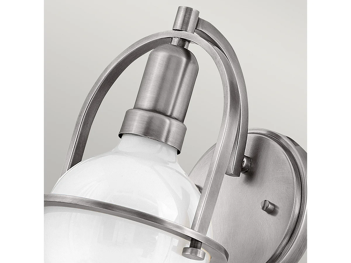 Elstead Hinkley Somerset Vägglampa Borstad Nickel