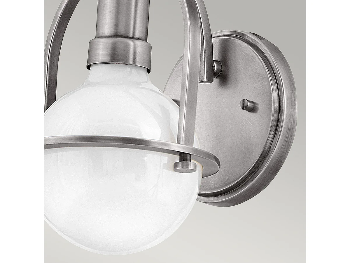 Elstead Hinkley Somerset Wandleuchte Nickel gebürstet