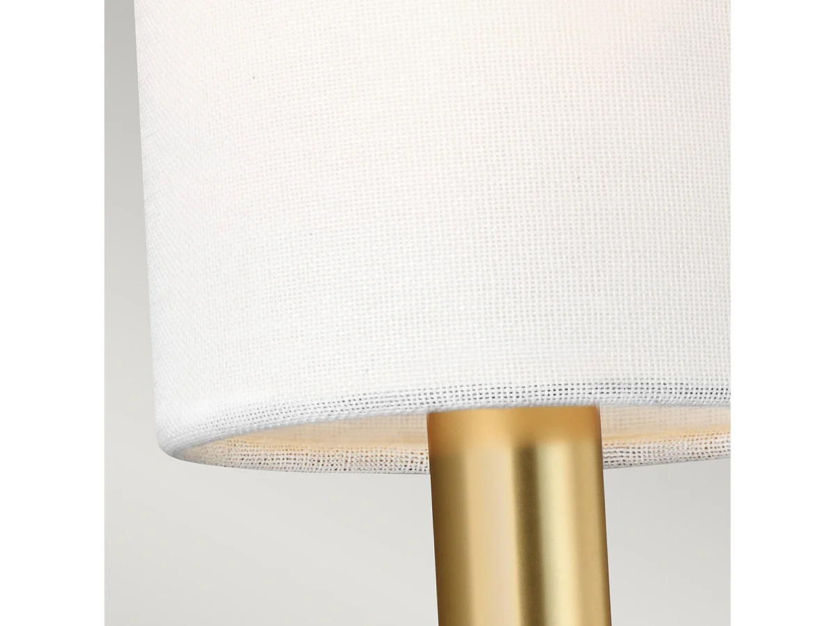 Applique a 1 luce Elstead Brianna, ottone brunito, attacco E14